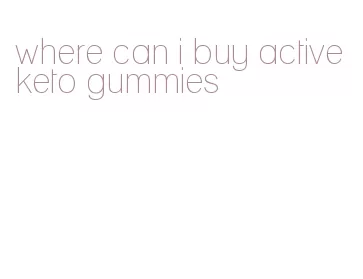 where can i buy active keto gummies