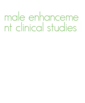 male enhancement clinical studies