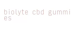 biolyte cbd gummies