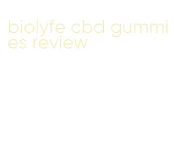 biolyfe cbd gummies review
