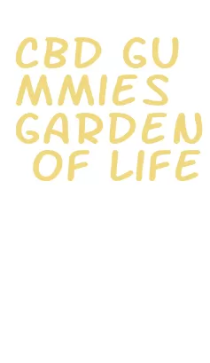 cbd gummies garden of life