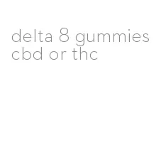 delta 8 gummies cbd or thc