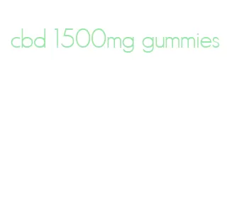 cbd 1500mg gummies