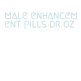 male enhancement pills dr oz