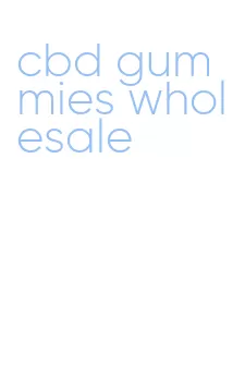 cbd gummies wholesale