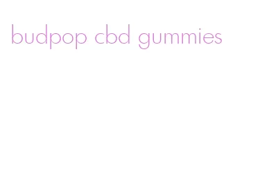 budpop cbd gummies