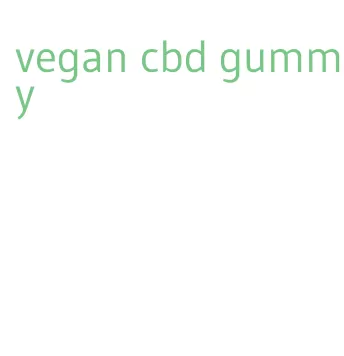 vegan cbd gummy
