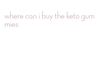 where can i buy the keto gummies