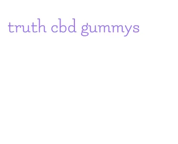 truth cbd gummys