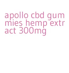 apollo cbd gummies hemp extract 300mg