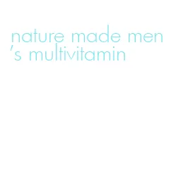 nature made men's multivitamin